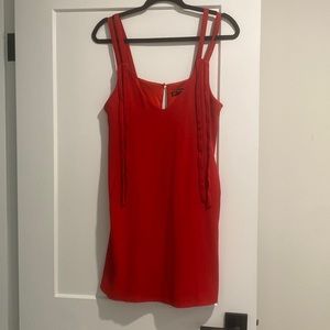 Red Zara Summer Dress -Size Medium